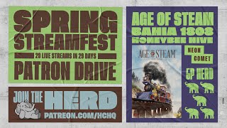 Age of Steam - Bahia 1808 & Honeybee Hive - Teaching, Play-through, & Round table by Heavy Cardboard