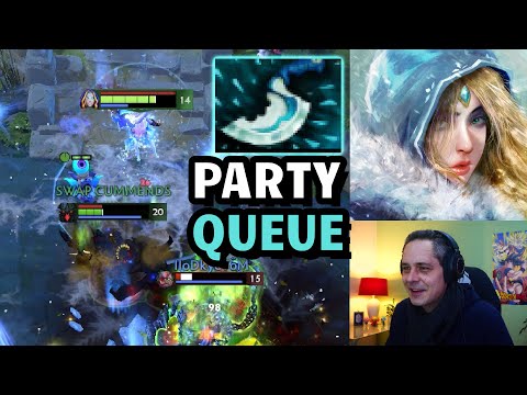 Crystal Maiden Support | We 5-man Party Queue in Dota 2 Ranked