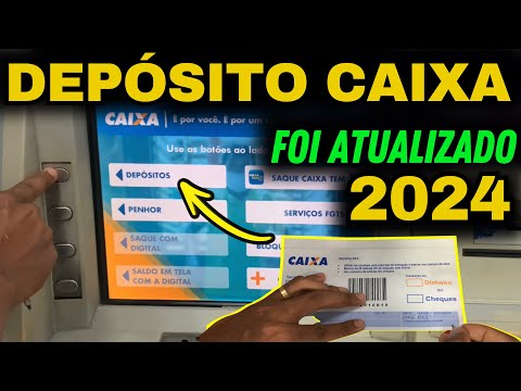 COMO FAZER DEPOSITO NO CAIXA ELETRÔNICO DA CAIXA ECONOMICA FEDERAL - ATUALIZADO 2024