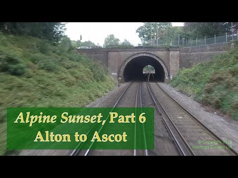 Alton to Ascot – Hastings DEMU cab ride – 30 September 2017 – audio from back cab