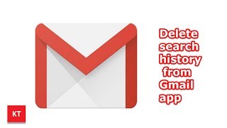 How to delete search history from Gmail app
