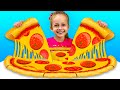Pizza Song + More Nursery Rhymes & Kids Songs | Maya and Mary