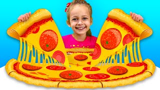 Pizza Song + More Nursery Rhymes & Kids Songs | Maya and Mary