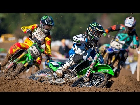 BATTLE: 250 B - Moto 1 Divisions | Mini O's Motocross 2014