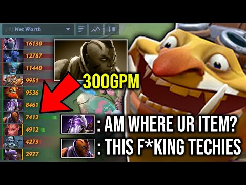 Make Antimage Net Worth become S*ck!!  - Support Techies ft BEYOND GODLIKE!
