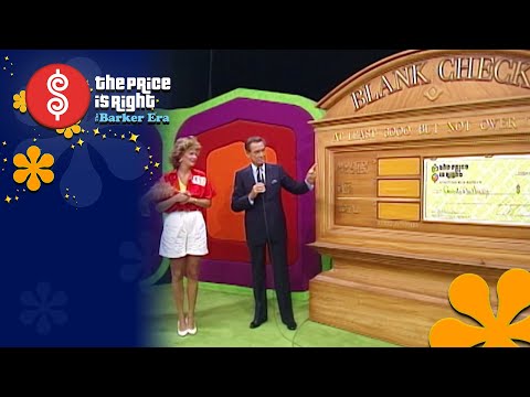 Bob is Shocked! Fun Contestant Actually Knows How to Play Blank Check - The Price Is Right 1985