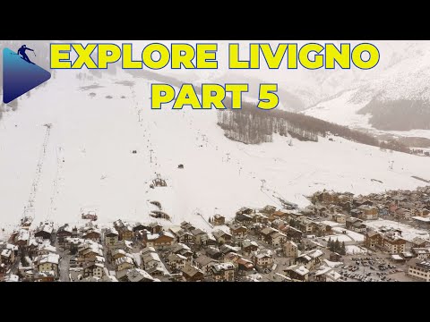 Livigno drives part 5: From Carosello 3000 gondola to Mickey's club | Italy 4k