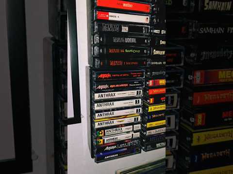 Metallica @metallica #metallica #cassette #collection #reels #shorts #rock #hardrock #metal #thrash