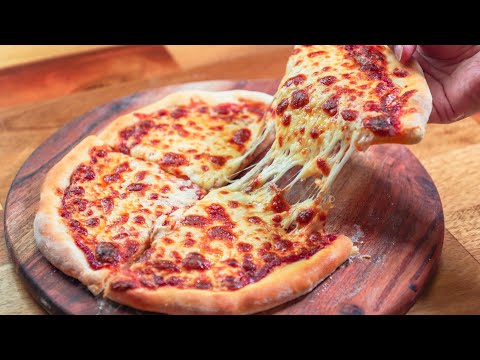 Pizza Margherita Recipe - How To Make Pizza Dough - Easy Pizza Recipe