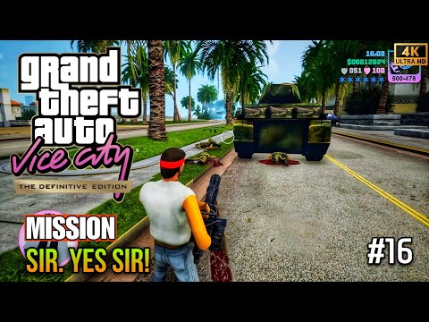 GTA Vice City Definitive Edition – Part 16 🔥 Sir, Yes Sir! Mission 4K Story Mode No Commentary PC 