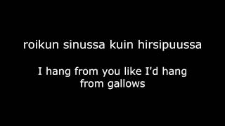 Happoradio - Hirsipuu lyrics (FIN&amp;ENG)