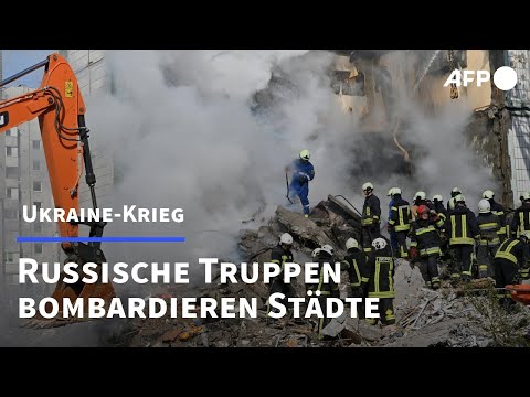 Russland bombardiert abermals Städte in der Ukraine | AFP