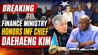 BREAKING: Ministry of Finance Honors Outgoing IMF Chief of Mission for Liberia Mr. Daehaeng Kim