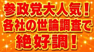 参政党絶好調！ANN世論調査で支持率野党第一党！地方選でも快勝！2人当選！