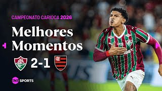 FLUMINENSE VENCE E AFUNDA O FLAMENGO NO CARIOCA 2026 - FLUMINENSE 2 X 1 FLAMENGO