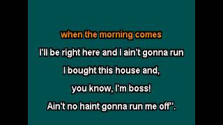 John Fogerty Haunted House clay wood karaoke