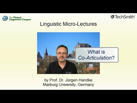 PHO_011 - Linguistic Micro-Lectures: Co-Articulation