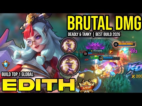 EDITH BEST BUILD 2026 | BUILD TOP 1 GLOBAL EDITH GAMEPLAY | MOBILE LEGENDS✓