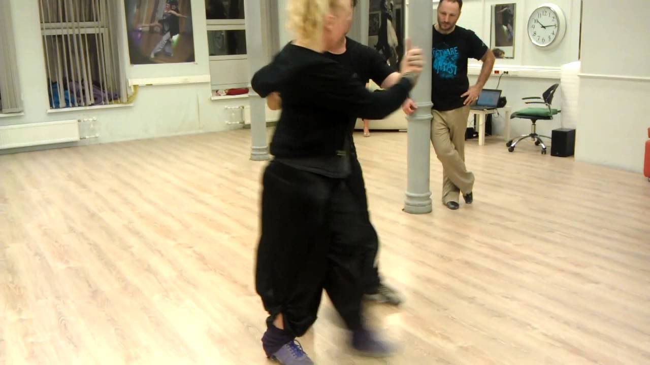 Elvira Malishevskaya y Alex Barbolin. Class of tango. Review.