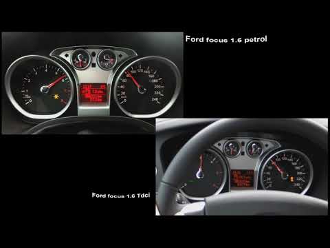 ford focus 1.6 tdci vs 1.6 petrol 0-130