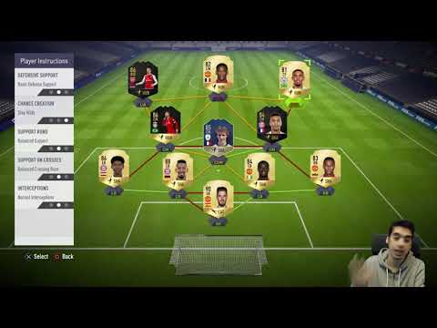 4-3-3 INSTRUCTIONS/TACTICS TUTORIAL! - FIFA 18 ULTIMATE TEAM
