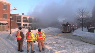 Mount Prospect Fire Destroys Downtown Building at Main St and Northwest Highway