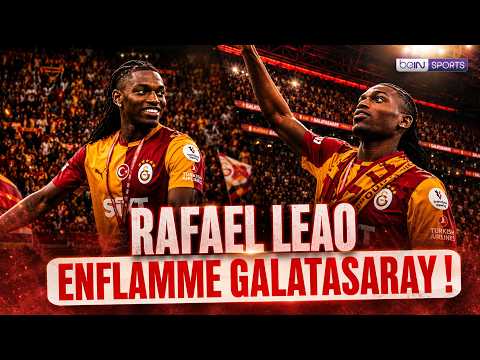Rafael LEAO présenté dans une ambiance de FEU à GALATASARAY !