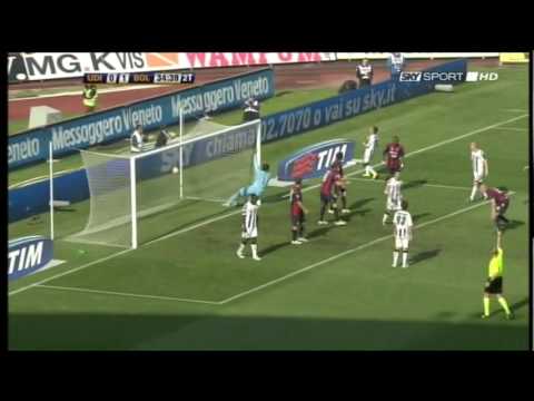 Udinese Bologna 1-1 2009/10 servizio Sky qualita' ottima