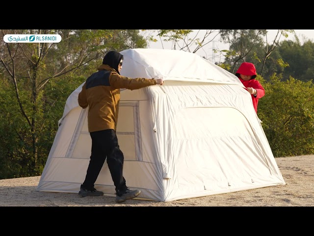 خيمة هوائية 2.6×2.2×1.8م، تتحمل الظروف الخارجية،ضم...