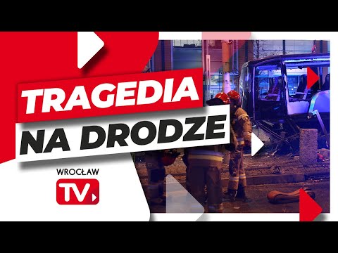 Śmiertleny wypadek na Rondzie Reagana. Autokar wjechał w przejście podziemne | Wrocław TV