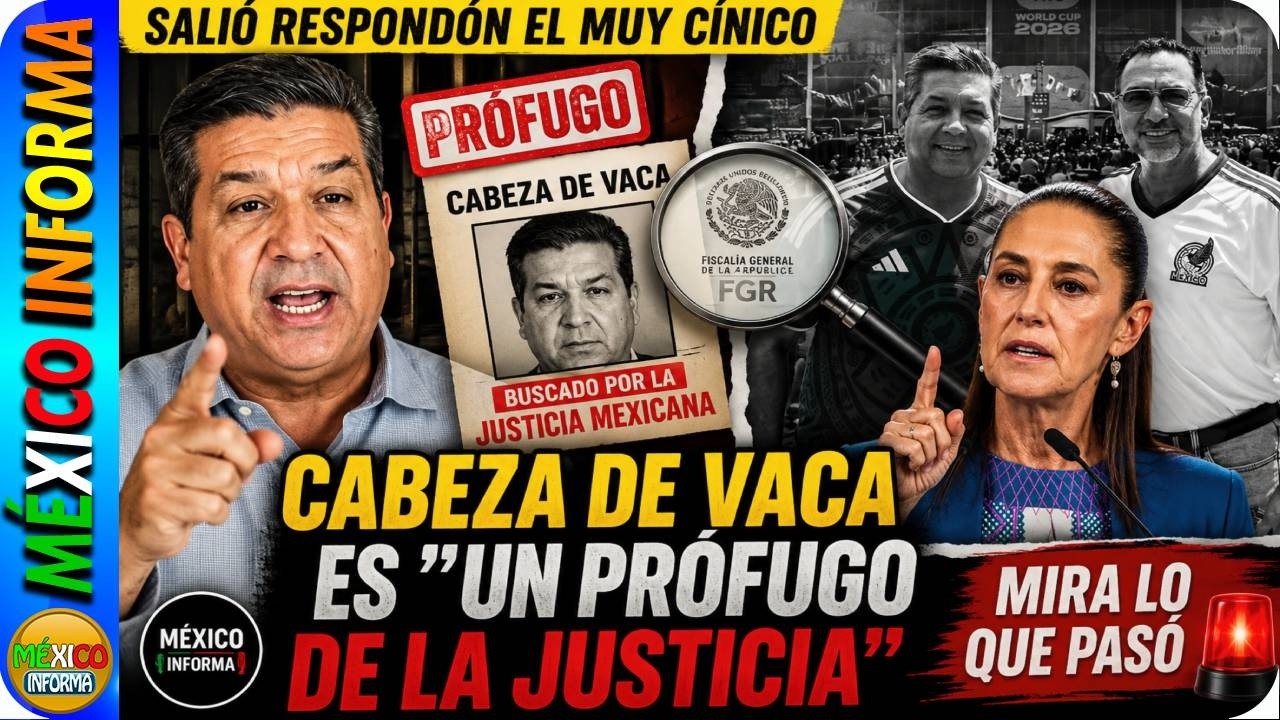 SALIÓ RESPONDÓN EL CABEZA DE VACA. SE HIZO LA VÍCTIMA. PANISTAS Y SOMOX MÉXICO RECLAMAN.