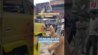 Download lagu 😘 #fyp #shorts #art #airbrush #viral #melukis #truk #mobil mp3