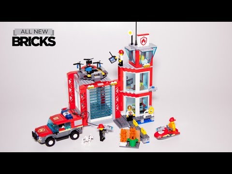 Vidéo LEGO City 60215 : La caserne de pompiers