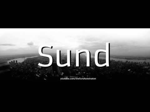 How to Pronounce Sund in German