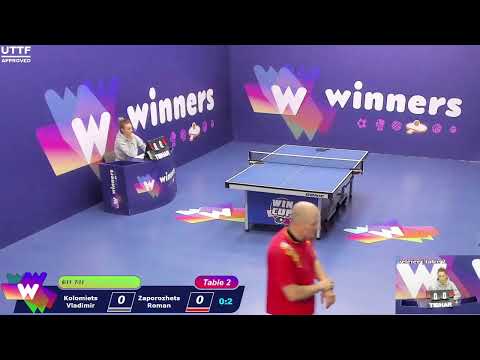 WINners CUP table 2  12.11 Kolomiets Vladimir - Zaporozhets Roman  14:45
