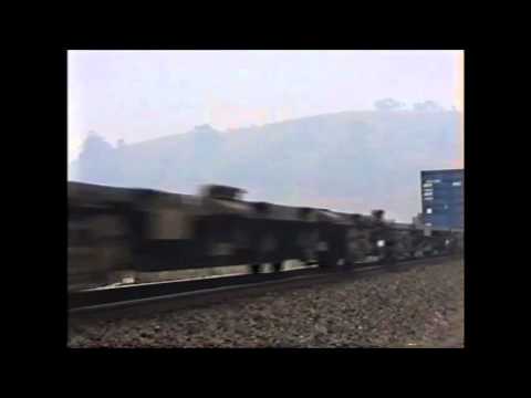 8168 and G523 on up Superfreighter Maldon in 1993