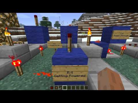 Redstone Basics 01 - Redstone, Torches, and Repeaters