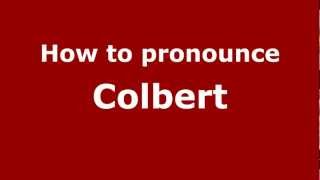 How to pronounce Colbert
