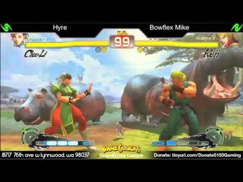 Tourneyplay SSF4 Singles Hyre CHN vs BowflexMike KEN