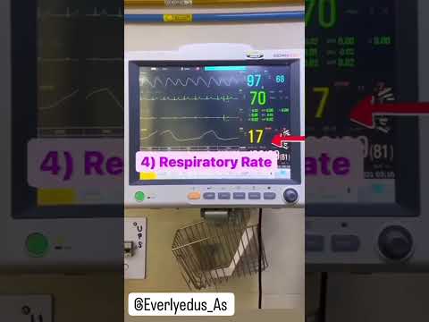 #Basics to reading a patient's monitor # Pulse, SpO2, BP, Temp ##🙂