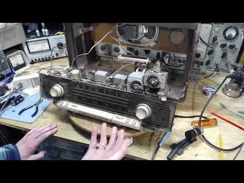 Nordmende Turandot Tube Radio Video #2 - Tube Testing
