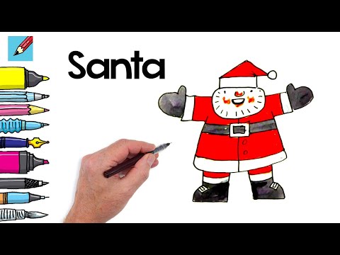 Incredible Collection of 4K Santa Claus Images for Drawing: Over 999+  Stunning Options