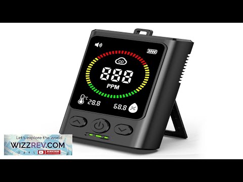 Carbon Monoxide Concentration monoxide alarm Portable CO Monitor 0 999ppm LED Display Type C