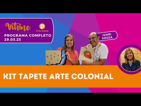 Kit Tapete Arte Colonial Completo com Juari Souza