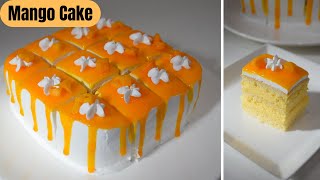Mango Cake | Mango Pastry Cake | Easy Cake Recipe | How To Make Mango Cake