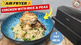 The Air Fryer SECRET to Juicy Chicken & Fluffy Rice and Peas