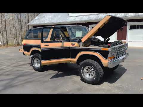 1978 Ford Bronco XLT Ranger Coyote Swap Interior & Engine