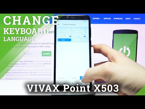 How to Change Keyboard Language in VIVAX Point X503 – Switch Keyboard Language
