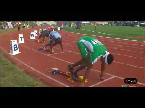FULL RACE 200M U20 MEN FINAL. CAA AFRICAN U18 AND U20 ATHLETICS CHAMPIONSHIPS