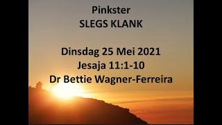 SLEGS KLANK DR. Bettie - Pinkster (Dinsdag)